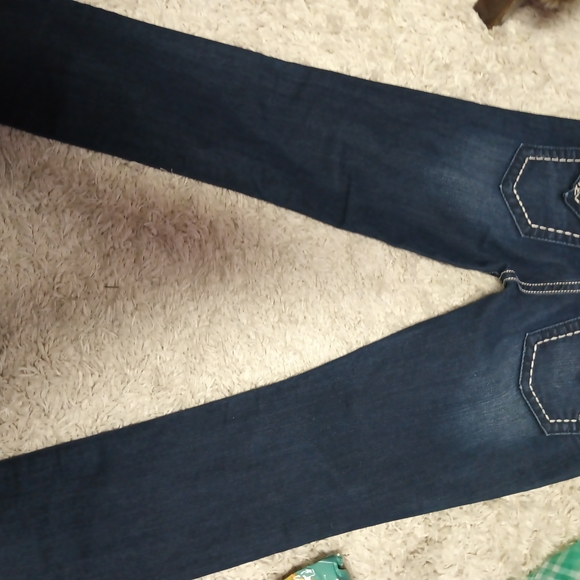 Women's Blue Jeans - Picture 3 of 4